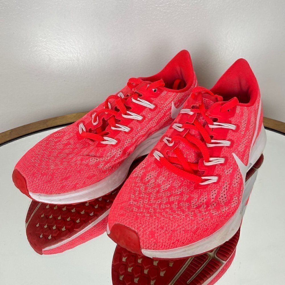 NIKE Air Zoom Pegasus 36 Laser Crimson Platinum Tint in Laser Crimson Size US 7 - Picture 4 of 9